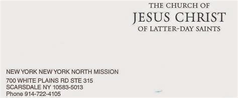 Lds Missionary Couple In The New York New York North Mission Letter