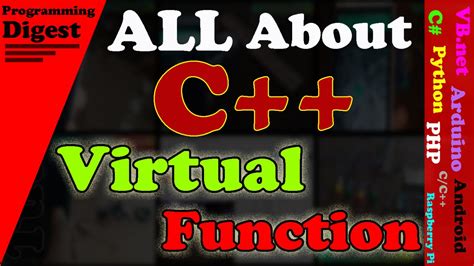 Virtual Function And Pure Virtual Function In C With Examples