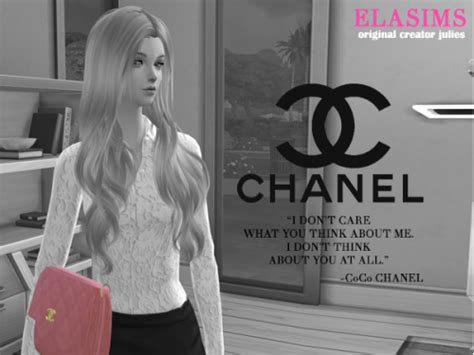 Sims 4 Chanel Bag Long Short For Unisex Maysims