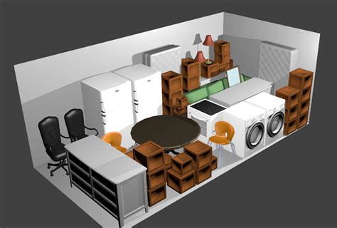 How much fits in a 10x20 storage unit? Unit Size