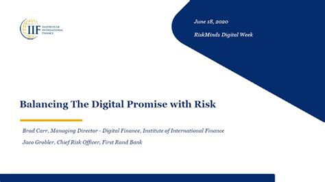 Balancing The Digital Promise With Risk Youtube
