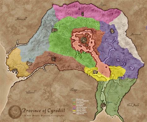 Oblivionregions The Unofficial Elder Scrolls Pages Uesp