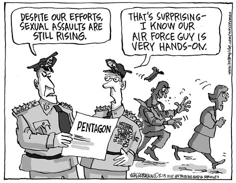 Editorial Cartoon Military Sexual Assaults Rising The Boston Globe