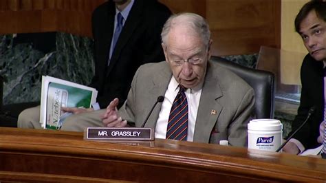 Grassley Questions Secretary Of The Treasury Nominees Youtube