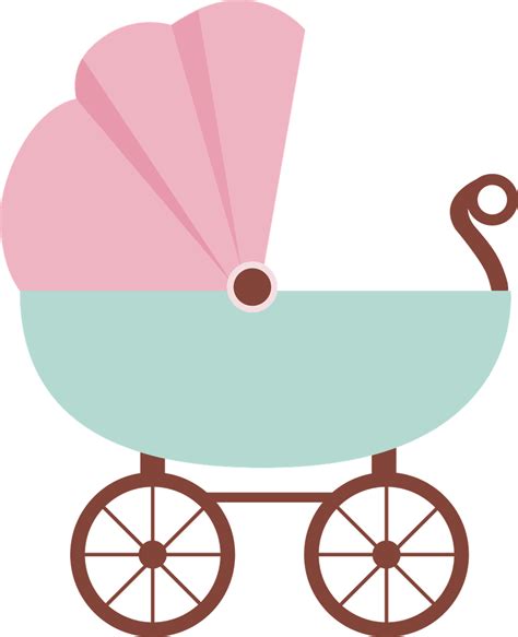 Baby Carriage Clip Art Baby Shower Ideas Tarjetas De Bebé Bebe Y