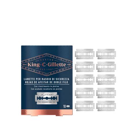 Buy King C Gillette Double Edge Safety Razor Blades X10 · Germany