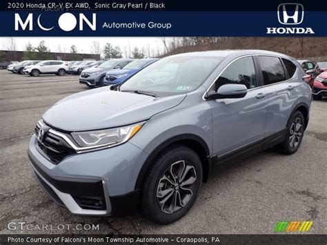 Sonic Gray Pearl 2020 Honda Cr V Ex Awd Black Interior Gtcarlot