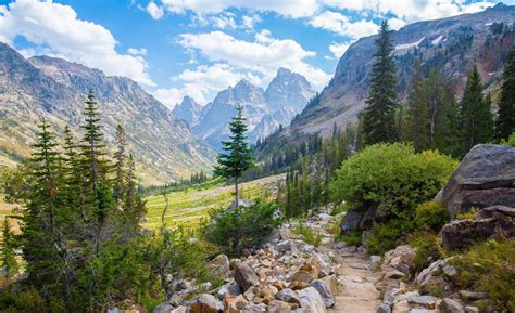 A Hike Along Cascade Canyon In Grand Teton National Park Oc