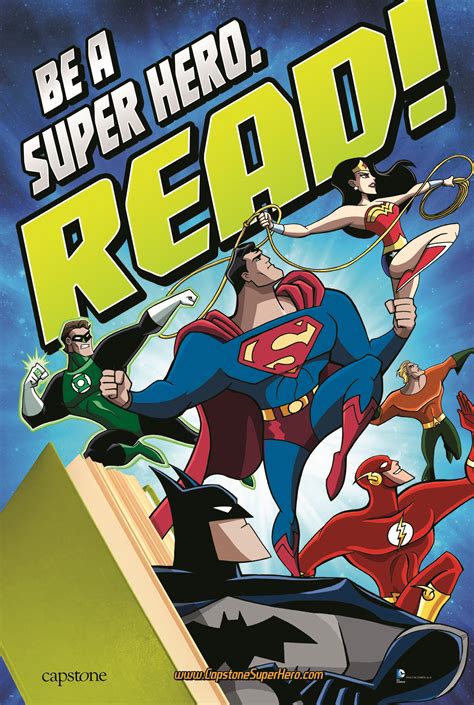 Be A Super Hero Read Poster Capstone Super Hero Library Summer