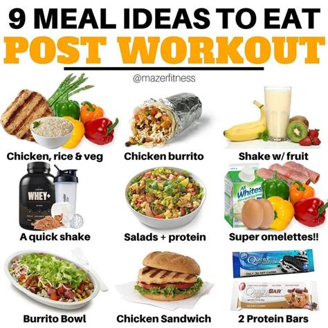 💥💥9 Very Simple Post Workout Meal Ideas💥💥 🐣ive Been Getting A Lot