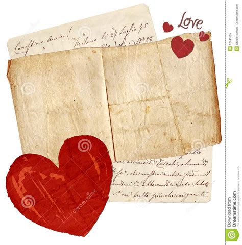 Love Letters Stock Illustration Illustration Of Paper 12745105