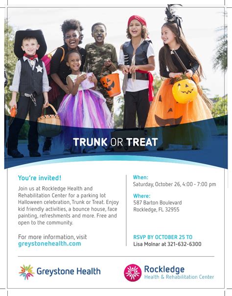 Trunk Or Treat At Rockledge Health And Rehabilitation Center One