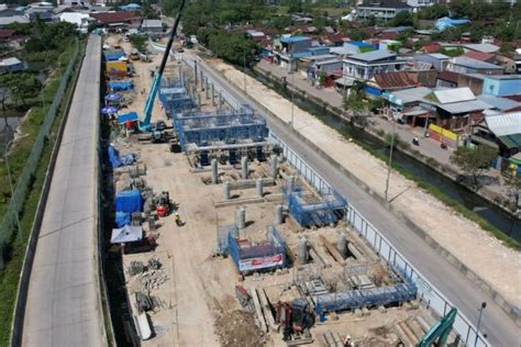 Proyek Pembangunan Jalan Akses Tol Makassar New Port