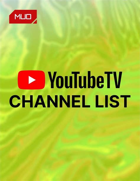 YouTube TV Channel List And Pricing Cheat Sheet