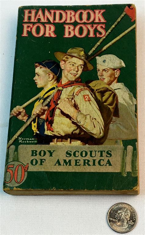 Lot Vintage 1945 Handbook For Boys Boy Scouts Of America Norman