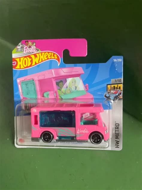 Hot Wheels Hw Metro Barbie Dream Camper Pink Eur