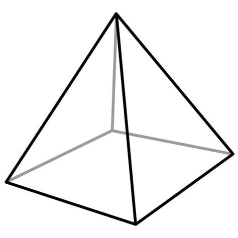 3d Shapes Pyramid Clipart Best