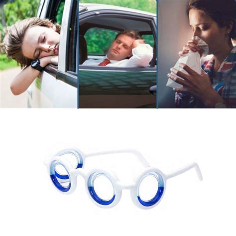 1pc Anti Vertigo Glasses Car Sickness Glasses Detachable Lightweight