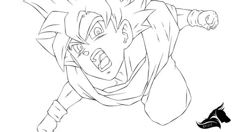 5 easy steps to draw goku for beginners drawing tutorial. Goku Drawing Easy at GetDrawings | Free download
