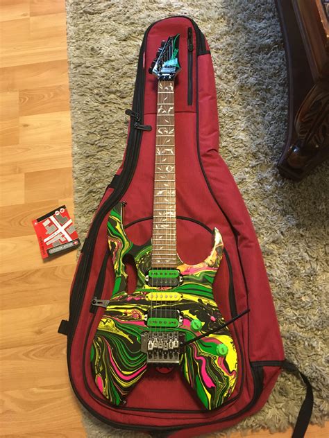 Ibanez Rg470 Custom Jem Voyager Mod Multi Swirl Guitar