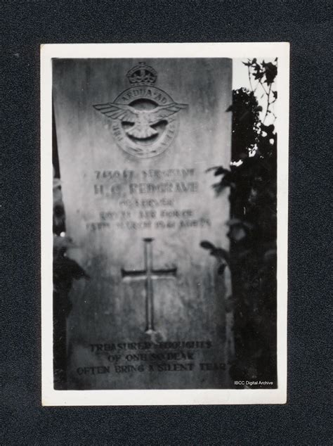Sergeant Harry Redgraves Headstone · Ibcc Digital Archive