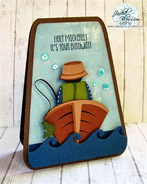 Bugbites Fishing You A Happy Birthday Cricut Birthday Cards Cricut