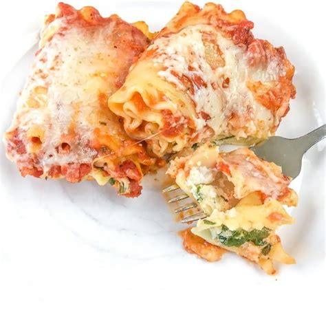Spinach Lasagna Roll Ups Recipe Recipe Yummy Pasta