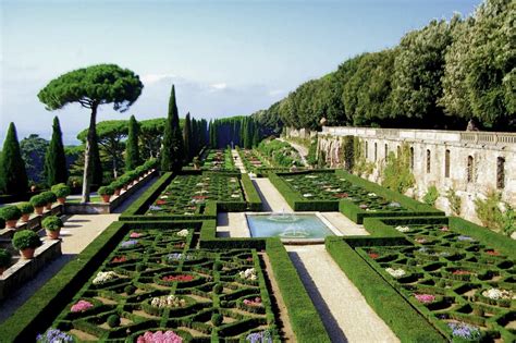 The Garden At The Pope Summer Retreat Castel Gandolfo Italy