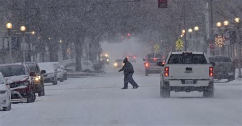 Storm Brings Blizzard Conditions To Dakotas Minnesota Foot Of Snow