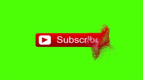 Subscribe Button Green Screen Video Copyright Free Source Youtube