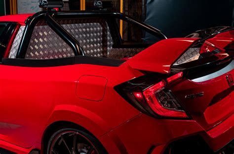 Honda Civic Type R Pickup Truck Concept Revealed Autocar