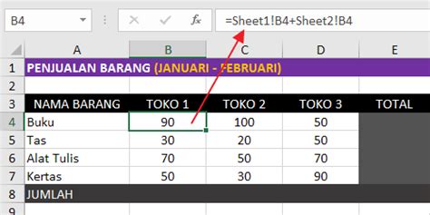 Cara Membuat Rumus Excel Antar Sheet Dehaliyah