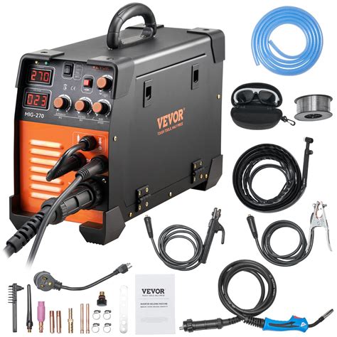 VEVOR MIG Welder 3 In 1 270 Welding Machine 110 220V MIG TIG Arc