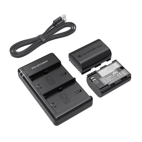 Ravpower 2 Pack Lp E6 Camera Batteries