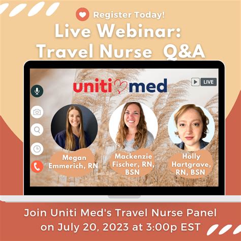 Travel Nurse Panel Qa With Uniti Med The Gypsy Nurse