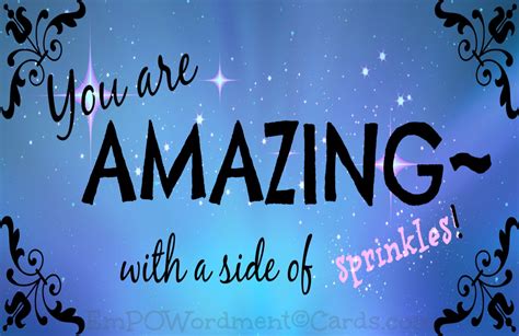 You Are Amazing With A Side Of Sprinklespositivity Lift Etsy