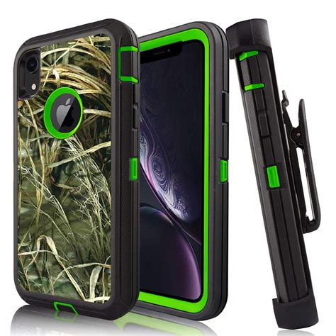 The clear case for iphone xr lets you enjoy the unique look of iphone xr while providing the protection you want. For Apple iPhone XR Heavy Duty Defender Armor Hybrid Case ...