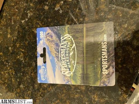 Credit card, and you meet the age requirement for the license for which you have applied. ARMSLIST - For Sale: Sportsman's Warehouse Gift Card