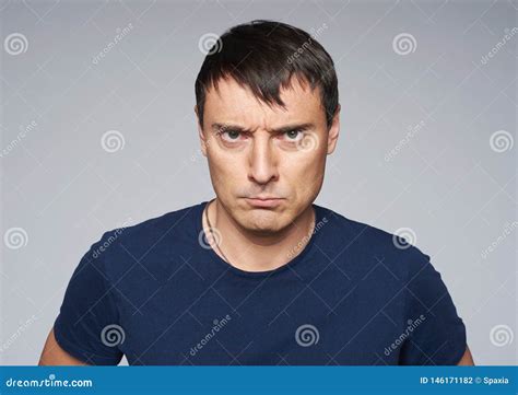 Portrait Of An Angry Furious Man Shouting Royalty Free Stock Photo