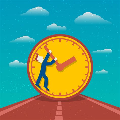 Time Management Poster 454054 Vector Art At Vecteezy