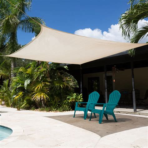 20 what to dos and what not to dos with your brand new sun shade sail canopy. LARGE SUN SHADE SAIL CANOPY SUN SCREEN GARDEN PATIO AWNING ...