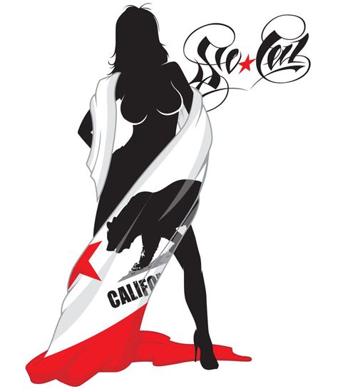Gangsta full body tattoo for men. So Cal Girl Wrapped in California Flag Love | California ...