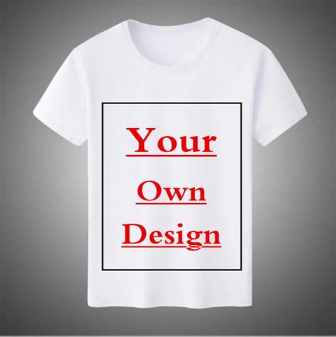 Buy Free Customized Logo Menwomen T Shirt Print Your