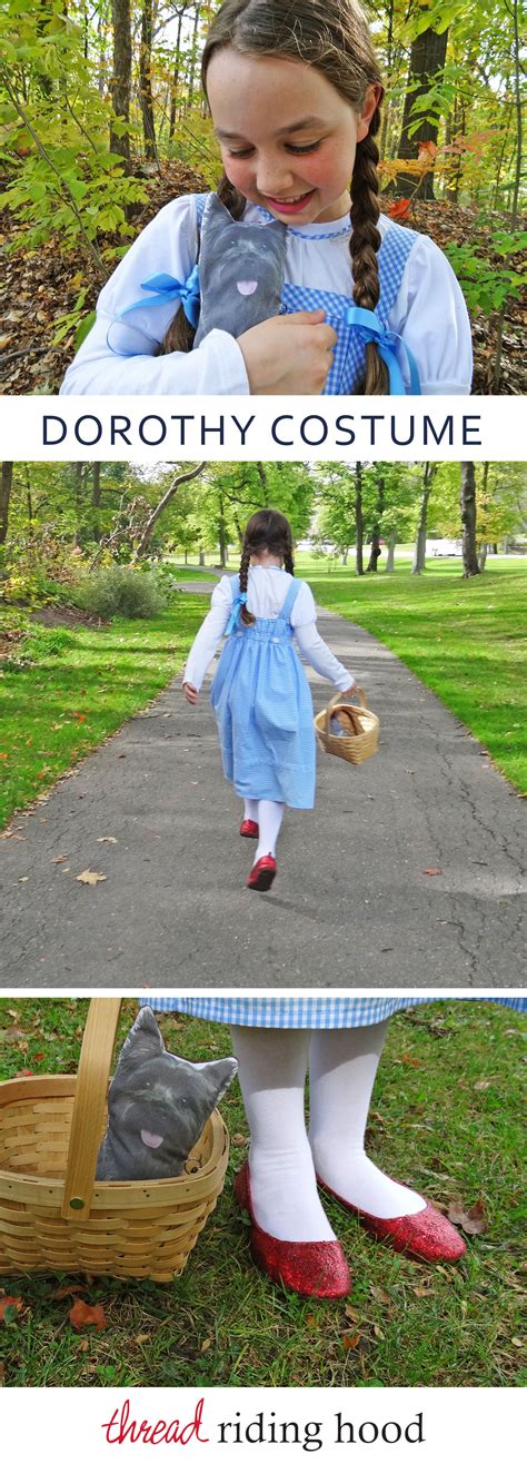 Wizard Of Oz Dorothy Costume Complete With A Super Easy To Make Toto So Cute And The Best