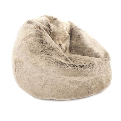 Custom large cashmere fleece fur beanbag sofa puff,no filler,floor seat lazy sofa bed couch tatami lounge chair recliner pouf. ICON Large Bean Bag Classic - Luxury Faux Fur Bean Bags ...