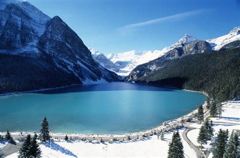 Canadá Gran Lago Del Esclavo Lake Louise Banff National Park Lake
