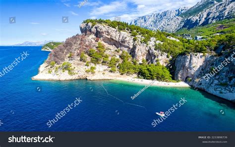 Beautiful Nugal Beach Near Makarska Town Stock Photo 2233898739