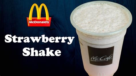 Make Mcdonalds Strawberry Milkshake Recipe For You