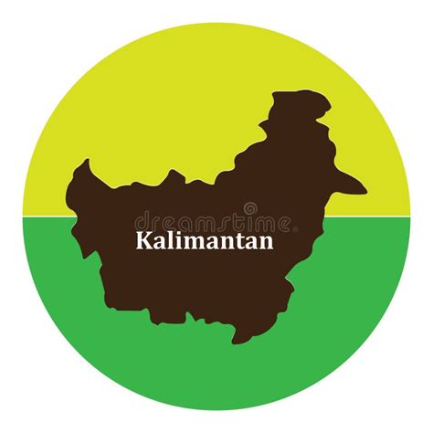 Kalimantan Map Stock Illustrations 762 Kalimantan Map Stock