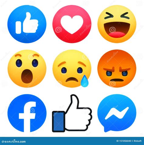 New Facebook Like Button 6 Empathetic Emoji Reactions With Messenger